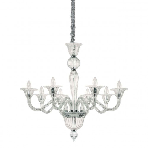 подвесная люстра ideal lux brigitta sp8 trasparente в Нижневартовске