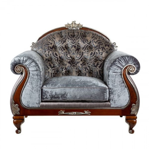 кресло stradivari серо-голубое в Нижневартовске