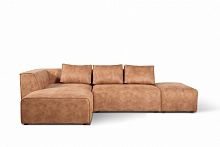 диван industrial loft угловой коричневый левый угол в Нижневартовске