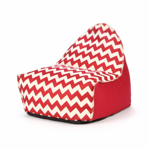 кресло бескаркасное tuileries красно-белое в Нижневартовске