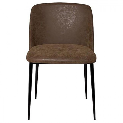 стул коричневый иск.кожа 56х52х77,5 в Нижневартовске