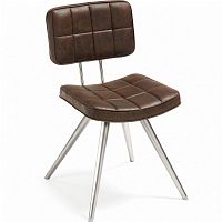 стул lola seat pu brown ножки из нержаеющей стали c589u09 от la forma (ex julia grup) в Нижневартовске