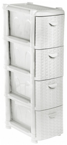 комод idea (м-пластика) ротанг узкий 4 секции (м 2814) в Нижневартовске