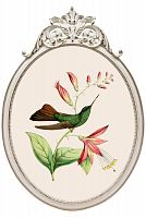 репродукция гравюры «птица счастья» в раме «офелия», версия 3 в Нижневартовске