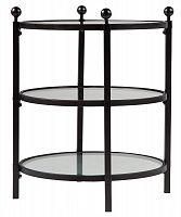 стол журнальный glass plateau черный в Нижневартовске