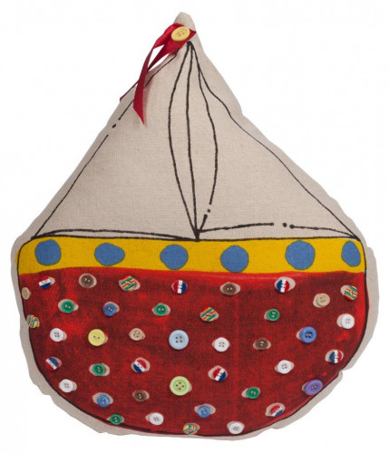 декоративная подушка с парусником sailboat в Нижневартовске