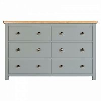 комод jules verne шесть ящиков массив березы и ясеня серый в Нижневартовске