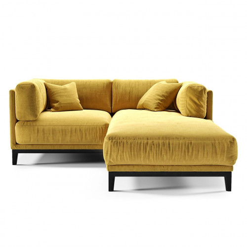 диван case угловой желтый в Нижневартовске