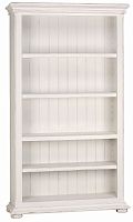 шкаф книжный открытый нордик с состариванием белый в Нижневартовске