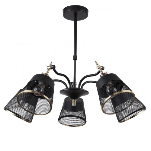 потолочная люстра f-promo eget 2197-5u черная в Нижневартовске