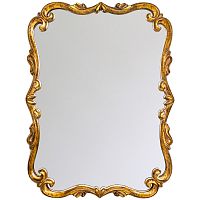 зеркало золотое прямоугольное в фигурной раме паскаль в Нижневартовске