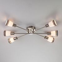 потолочная люстра eurosvet jenna 30132/6 сатин-никель в Нижневартовске