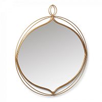 зеркало золотое овальное в металлической раме starboard от la forma (ex julia grup) в Нижневартовске