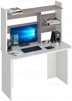 компьютерный стол мэрдэс нельсон lite скл-прямр+нкл без тумбы в Нижневартовске