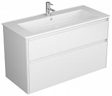 тумба aventino 105 veneciana белый с 2-мя ящиками под ум-к оскар 105 в Нижневартовске