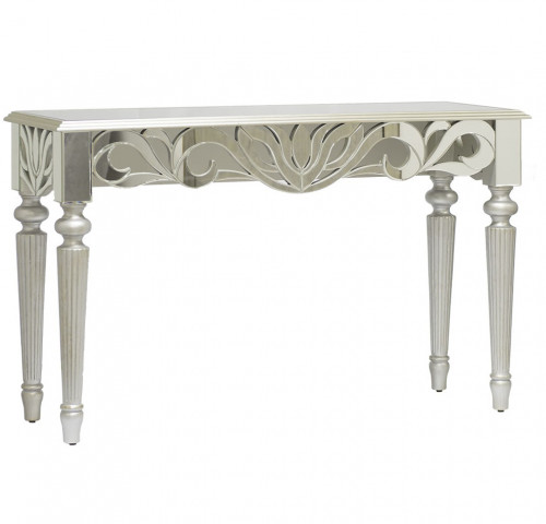 консоль roberto 127х42,5х78,5 зеркальная, белая в Нижневартовске