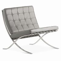 кресло barcelona 2 р серое в Нижневартовске