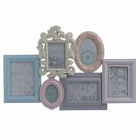 фоторамка настенная, 6 секций мультиколор в Нижневартовске