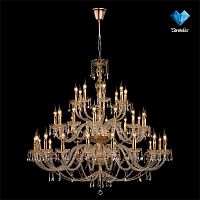 подвесная люстра bogates 520/20+14+8 strotskis золото в Нижневартовске