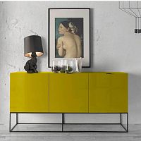 тумба под тв nobleza от angel cerda жёлтая в Нижневартовске