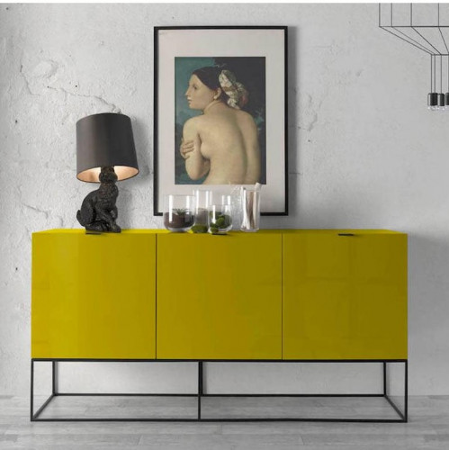 тумба под тв nobleza от angel cerda жёлтая в Нижневартовске