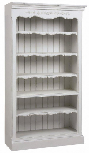 правый книжный шкаф для библиотеки открытый марсель молочный в Нижневартовске