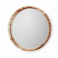 зеркало круглое деревянное тик диаметр 85 см porter от la forma (ex julia grup) в Нижневартовске