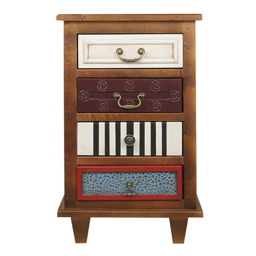 тумба gouache birch темная разноцветная в Нижневартовске