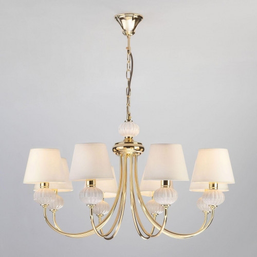 подвесная люстра eurosvet mella 60072/8 золото в Нижневартовске