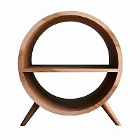 тумба ellipse круглая с полкой орех в Нижневартовске
