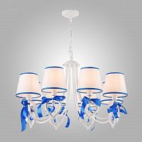 подвесная люстра eurosvet terry 60066/8 белый/синий в Нижневартовске