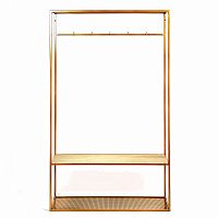 вешалка в прихожую hallra gold светлый дуб в Нижневартовске