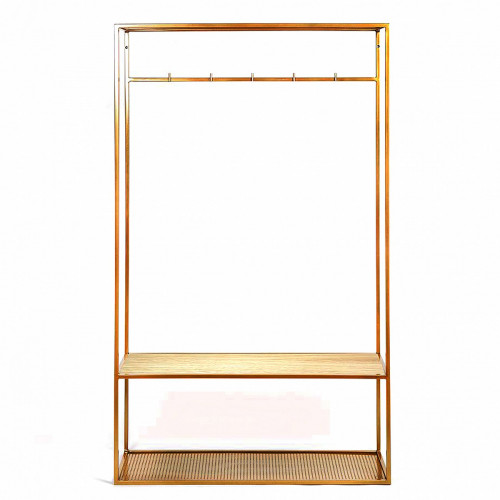 вешалка в прихожую hallra gold светлый дуб в Нижневартовске