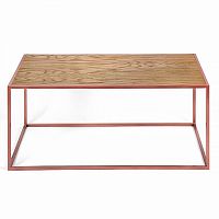 стол журнальный darmian into copper темный дуб в Нижневартовске