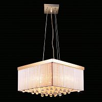 подвесная люстра eurosvet tabita 3267/8 золото/белый в Нижневартовске