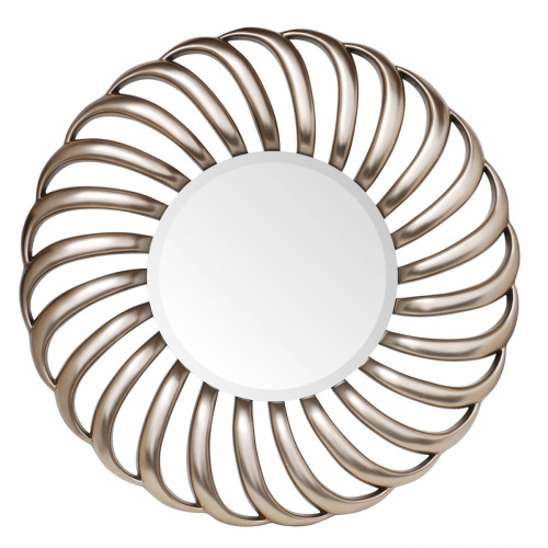 зеркало круглое большое золотое в резной раме flun round в Нижневартовске