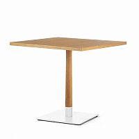 стол обеденный copine квадратный светло-коричневый в Нижневартовске