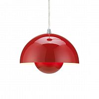 подвесной светильник flower pot 2 диаметр 23 красный в Нижневартовске