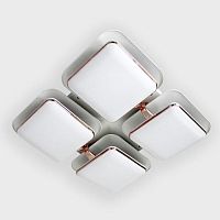 потолочный светодиодный светильник ambrella light orbital granule fg2034 wh 128w+48w d670*670 в Нижневартовске