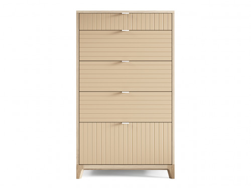 высокий комод case бежевый гравировка 6 бежевый в Нижневартовске