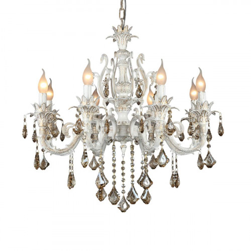 подвесная люстра omnilux oml-76703-08 белая в Нижневартовске