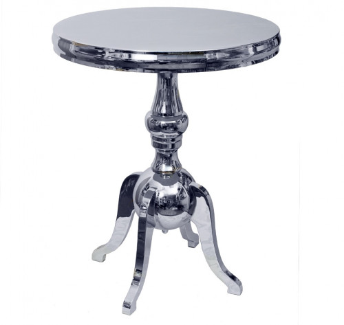 стол журнальный round i круглый хром в Нижневартовске