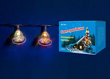 светодиодная гирлянда «колокольчики» 280см rgb (07919) uniel uld-s0280-020/dta rgb ip20 bells в Нижневартовске