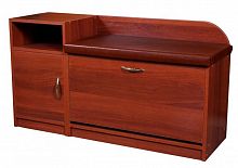 банкетка для прихожей шарм-дизайн уют левый вишня академия в Нижневартовске