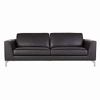 диван ohio прямой черный в Нижневартовске