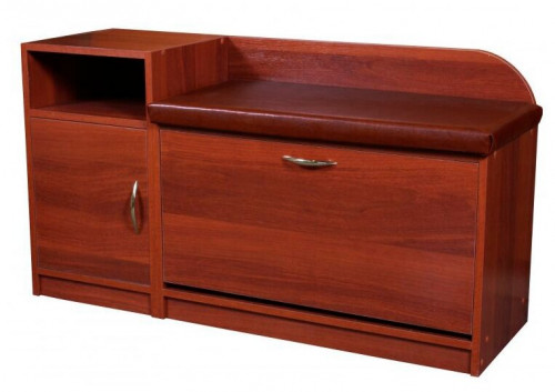 банкетка для прихожей шарм-дизайн уют левый вишня академия в Нижневартовске