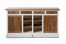 комод дерево с историей 175 см белый с коричневым в Нижневартовске