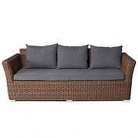 диван трехместный капучино коричневый в Нижневартовске