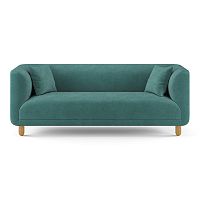 диван tribeca трехместный прямой зеленый в Нижневартовске