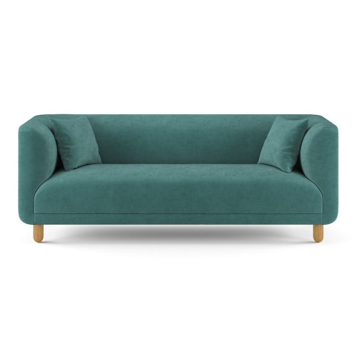 диван tribeca трехместный прямой зеленый в Нижневартовске